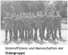 Unteroffiziere und Mannschaften der Stabsgruppe